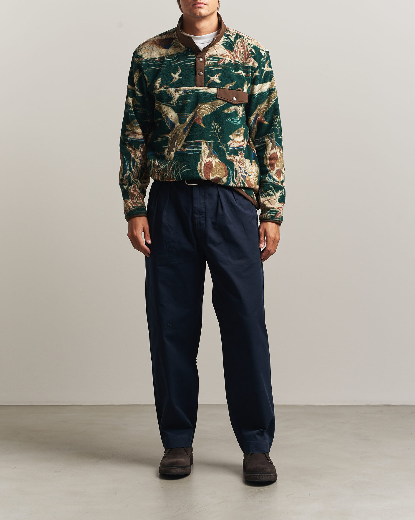 Hombres | Jerséis y prendas de punto | Polo Ralph Lauren | Printed Vintage Fleece Pullover Duck Pond Scenic
