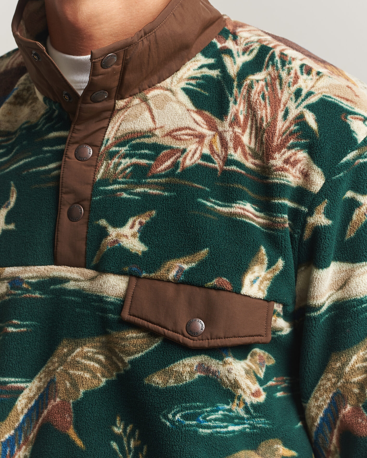 Hombres | Jerséis y prendas de punto | Polo Ralph Lauren | Printed Vintage Fleece Pullover Duck Pond Scenic