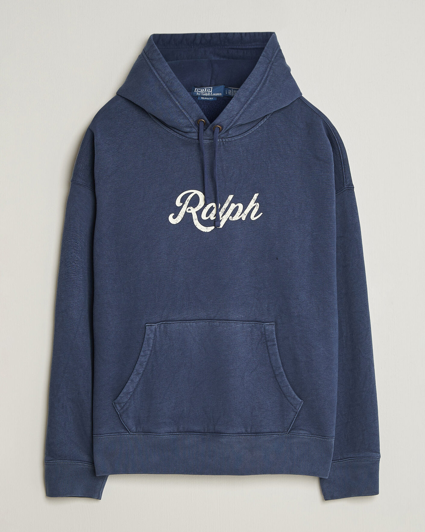 Hombres | Jerséis y prendas de punto | Polo Ralph Lauren | Vintage Fleece Logo Hoodie Dark Cobalt