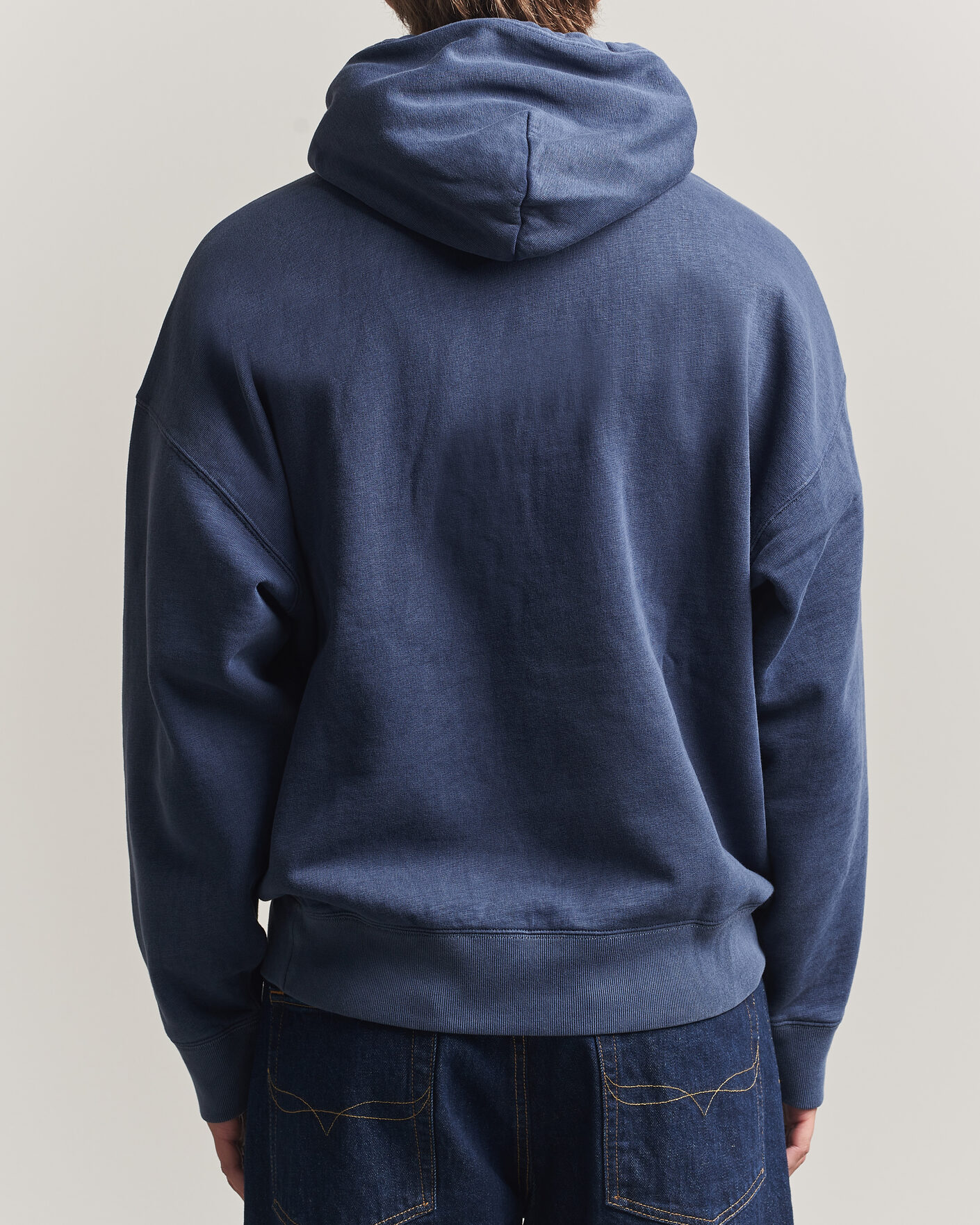 Hombres | Jerséis y prendas de punto | Polo Ralph Lauren | Vintage Fleece Logo Hoodie Dark Cobalt