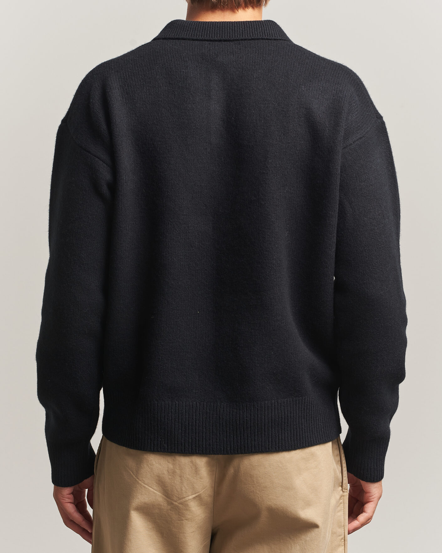 Hombres | Jerséis y prendas de punto | Polo Ralph Lauren | Wool/Alpaca Rugby Sweater Polo Black