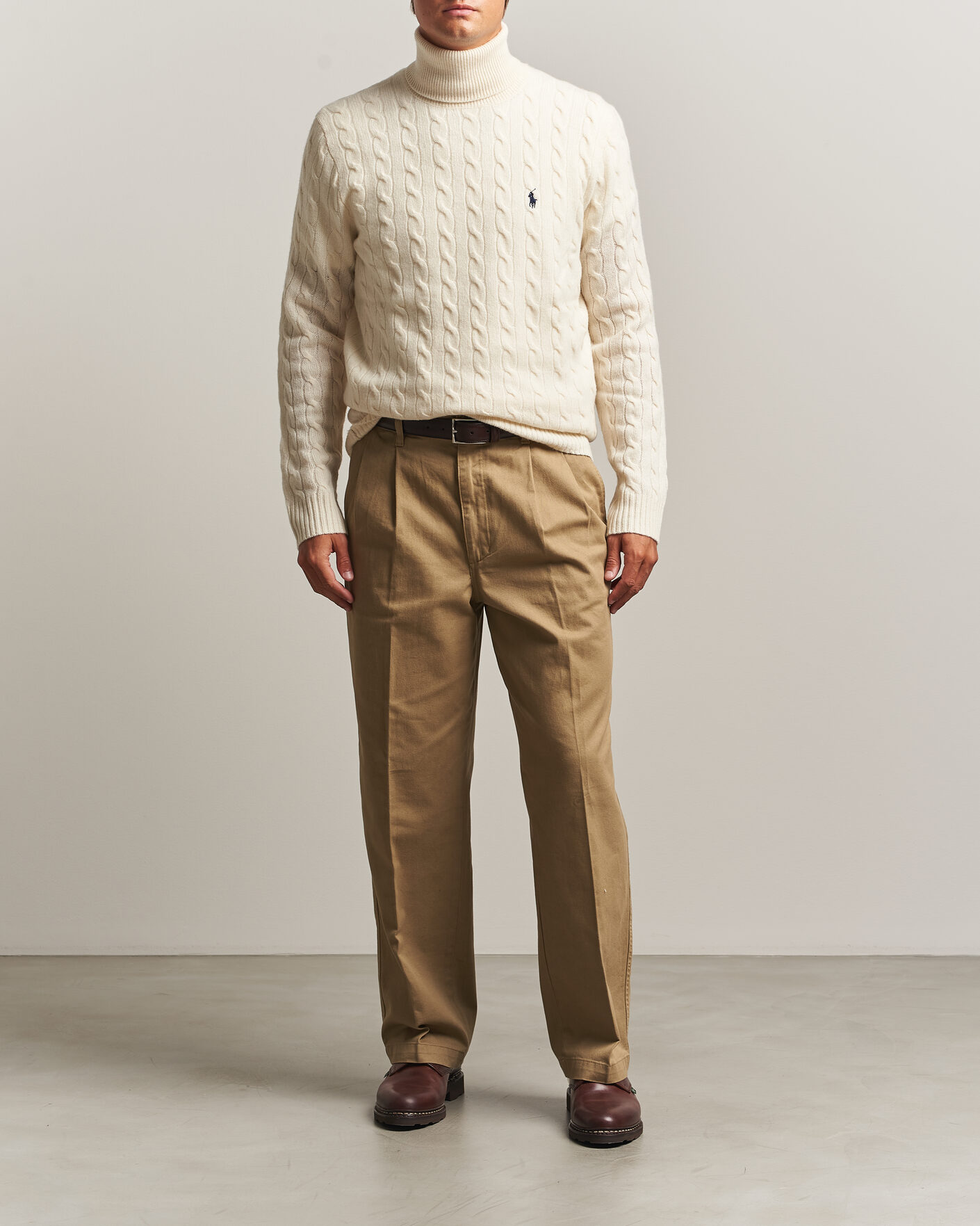 Hombres | Jerséis y prendas de punto | Polo Ralph Lauren | Wool/Cashmere Rollneck Andover Cream
