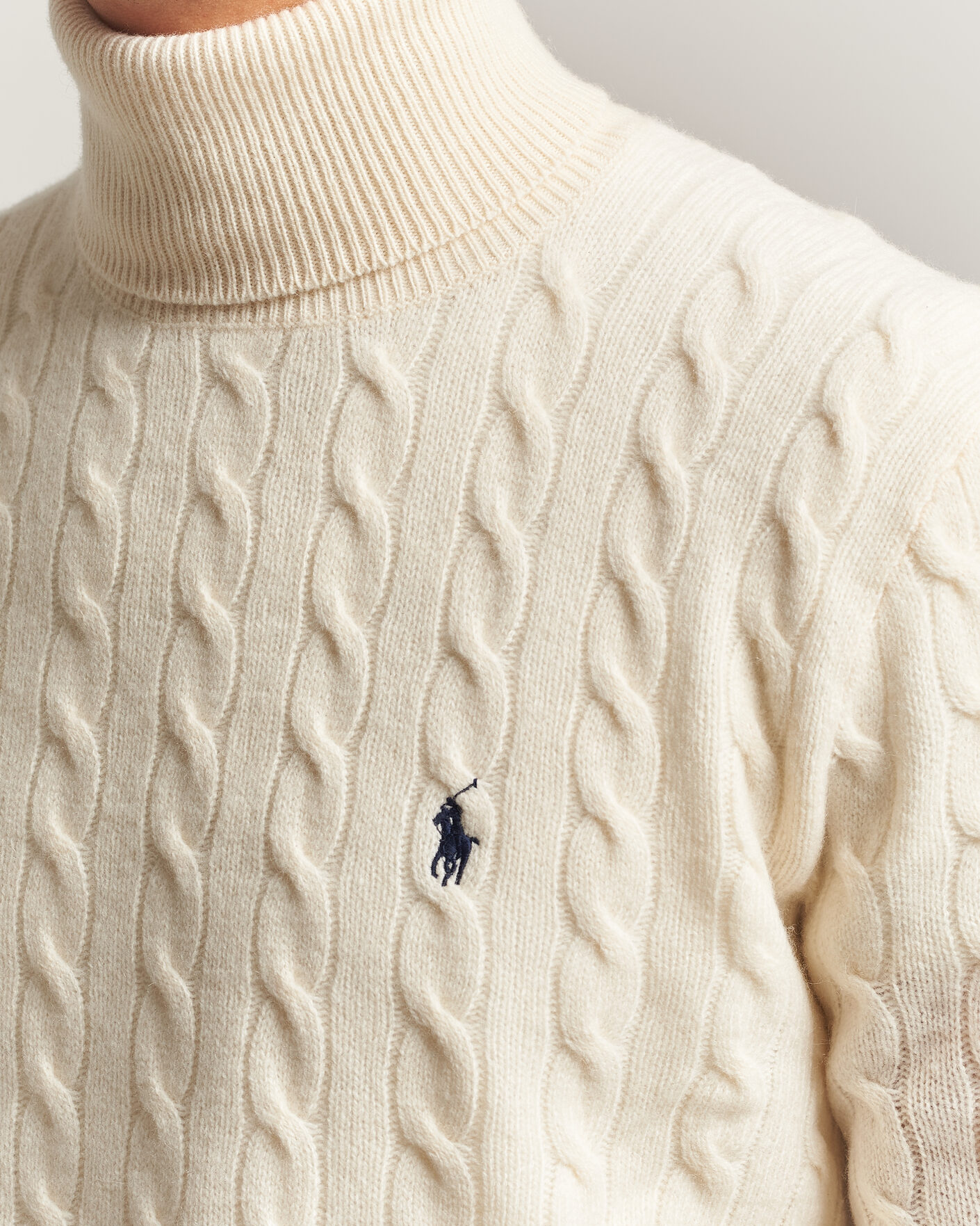 Hombres | Jerséis y prendas de punto | Polo Ralph Lauren | Wool/Cashmere Rollneck Andover Cream