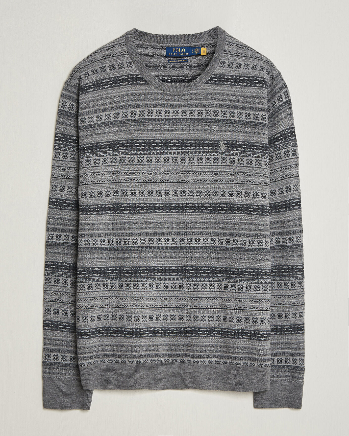 Hombres | Jerséis y prendas de punto | Polo Ralph Lauren | Fair Isle Merino Sweater Grey Combo