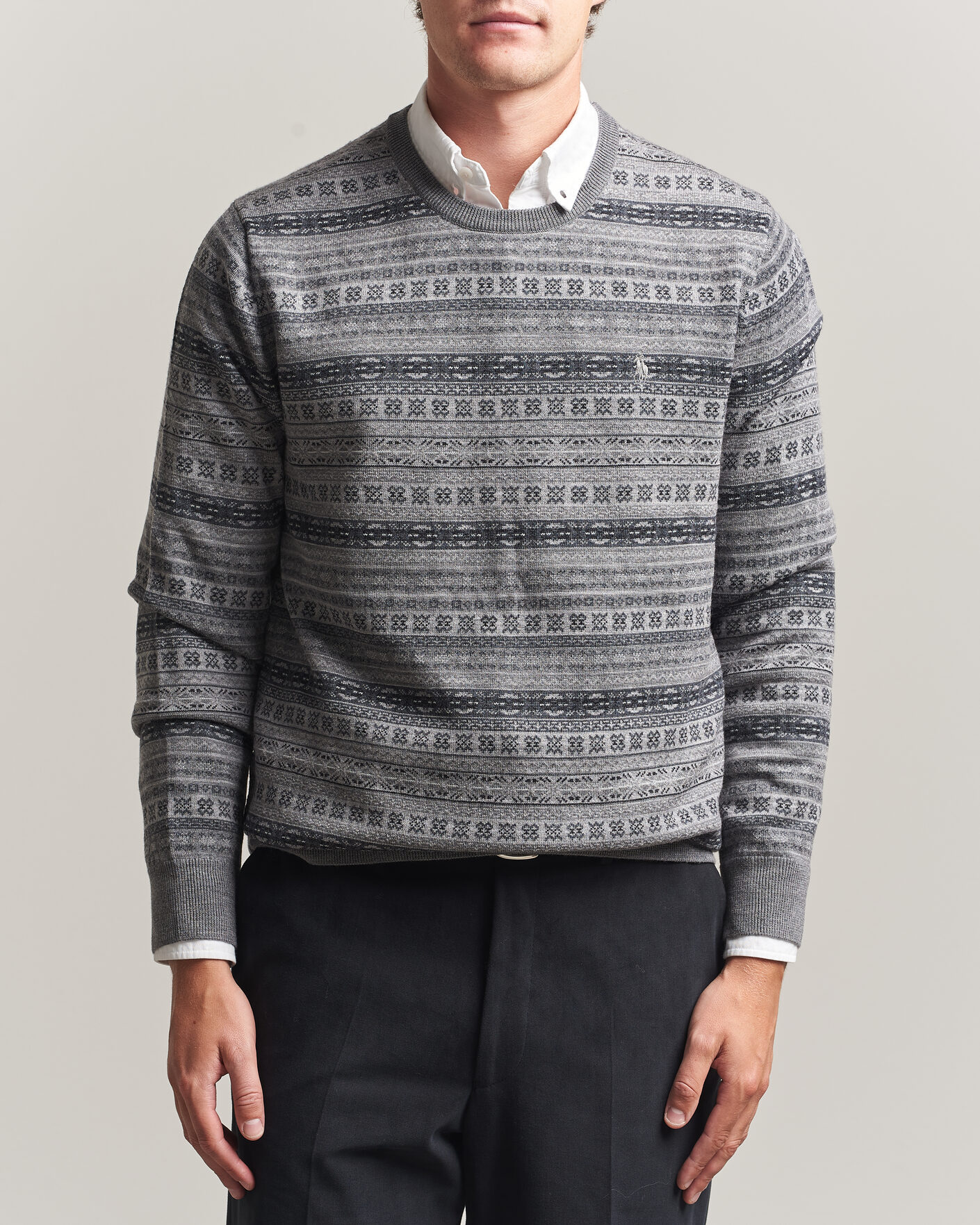 Hombres | Jerséis y prendas de punto | Polo Ralph Lauren | Fair Isle Merino Sweater Grey Combo