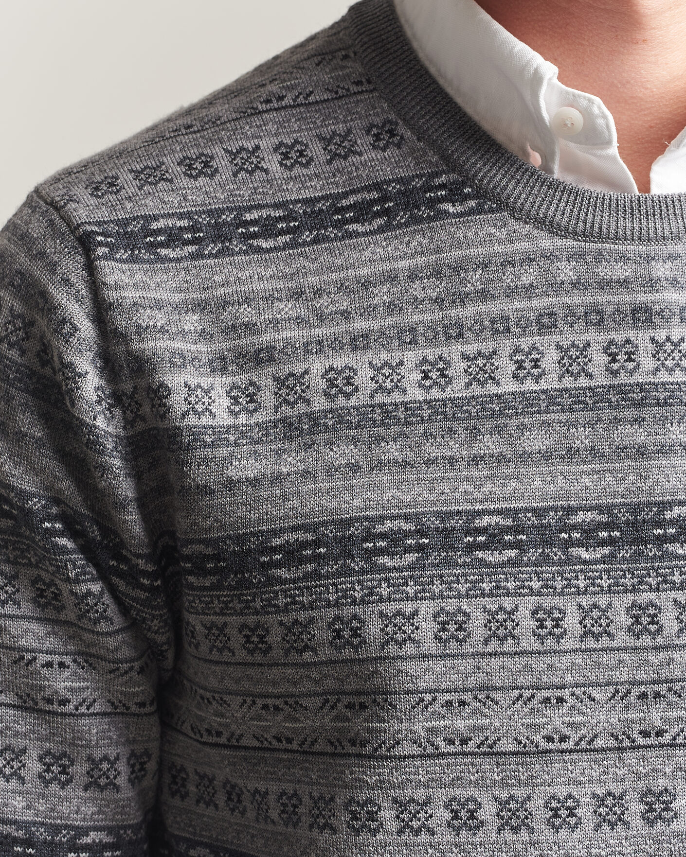 Hombres | Jerséis y prendas de punto | Polo Ralph Lauren | Fair Isle Merino Sweater Grey Combo