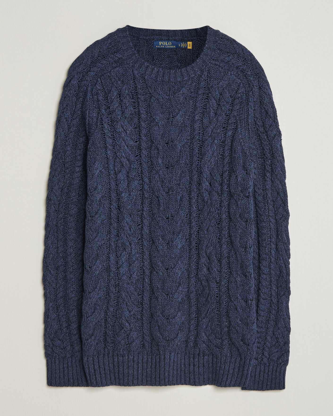 Hombres | Jerséis y prendas de punto | Polo Ralph Lauren | Cotton Marl Pullover Navy Combo