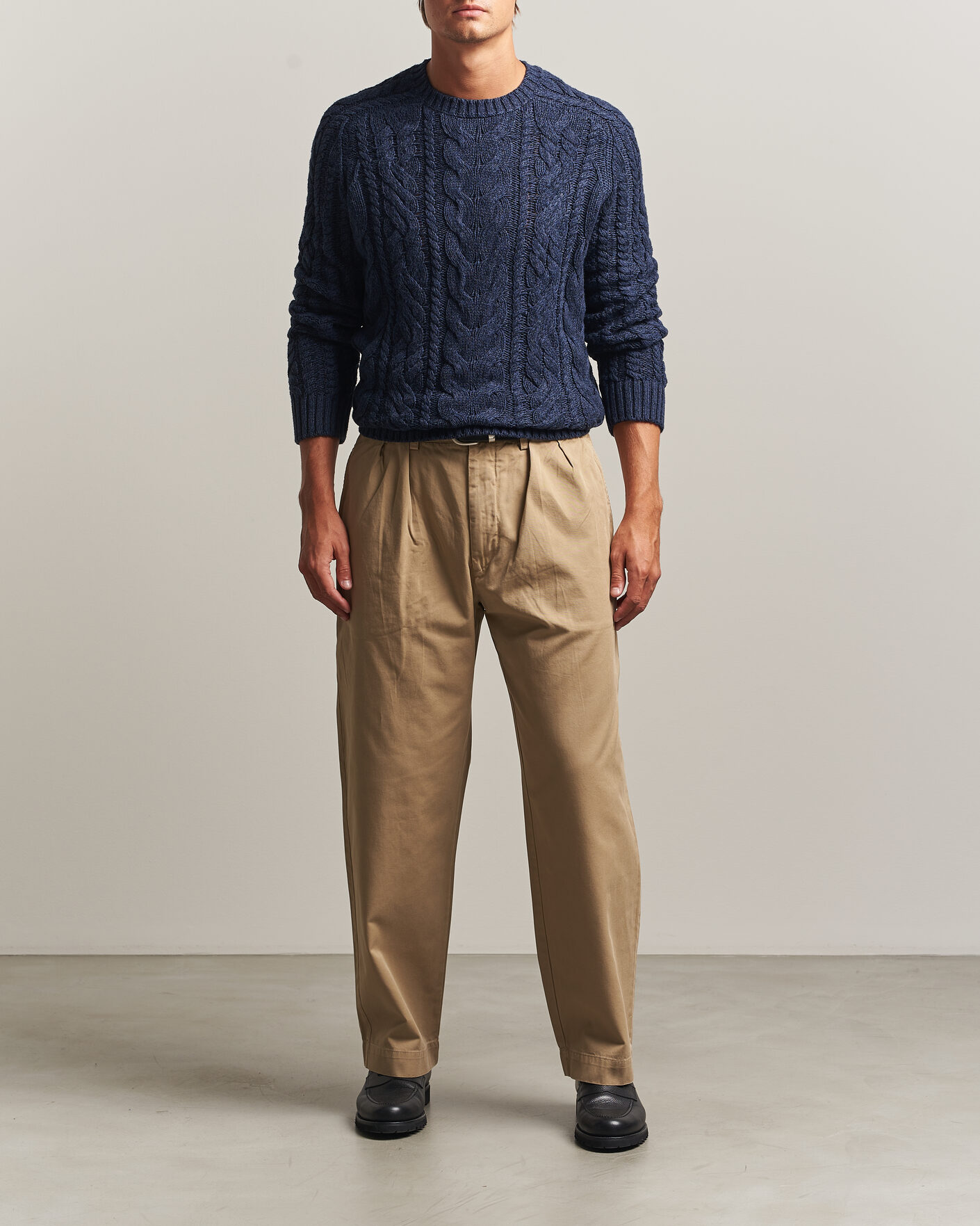 Hombres | Jerséis y prendas de punto | Polo Ralph Lauren | Cotton Marl Pullover Navy Combo