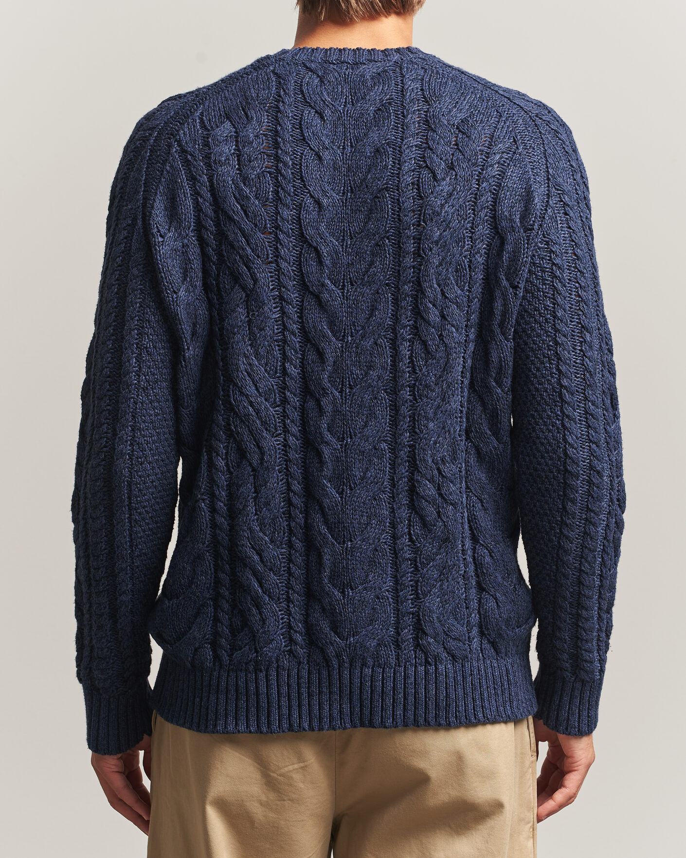 Hombres | Jerséis y prendas de punto | Polo Ralph Lauren | Cotton Marl Pullover Navy Combo