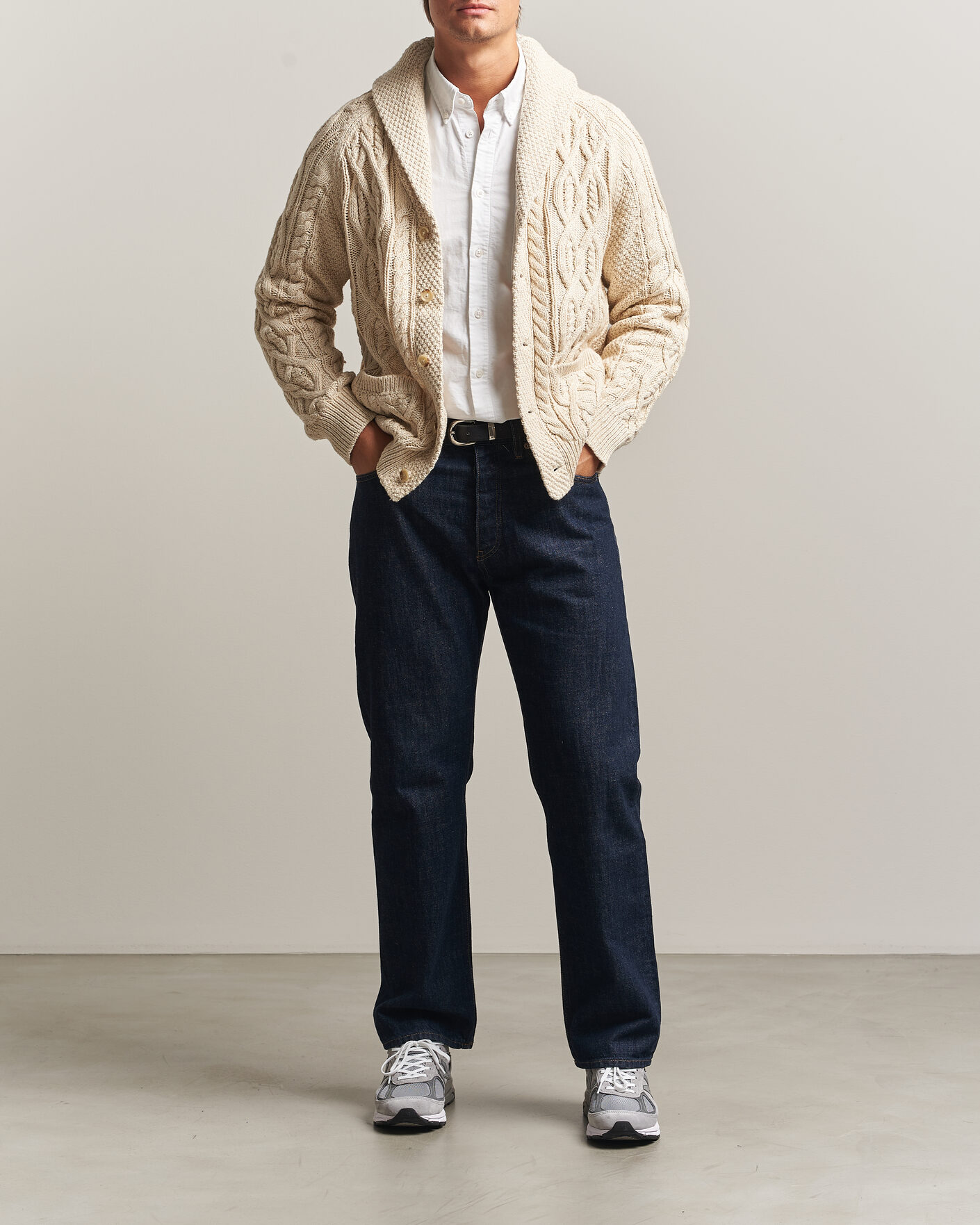 Hombres | Jerséis y prendas de punto | Polo Ralph Lauren | Cotton Marl Cardigan Oatmeal Combo