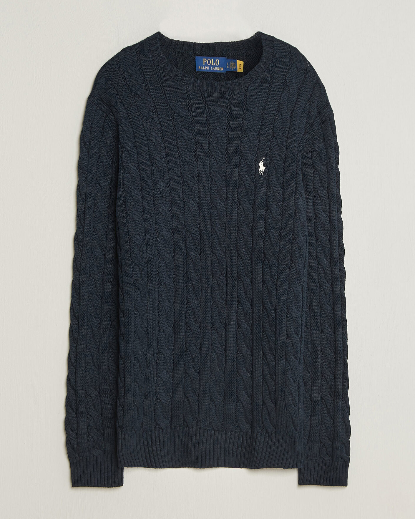 Hombres | Jerséis y prendas de punto | Polo Ralph Lauren | Cotton Cable Pullover Hunter Navy