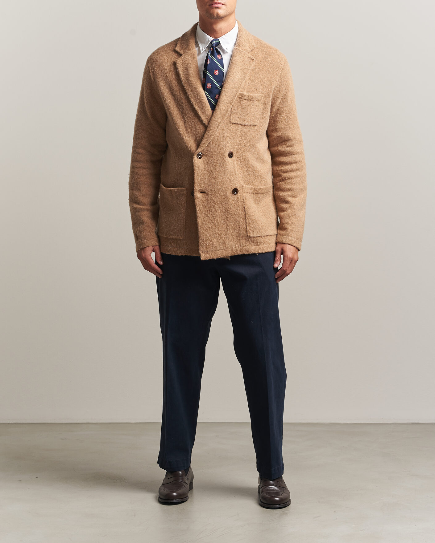 Hombres | Jerséis y prendas de punto | Polo Ralph Lauren | DB Wool/Cashmere Cardigan Crouton Tan Heather