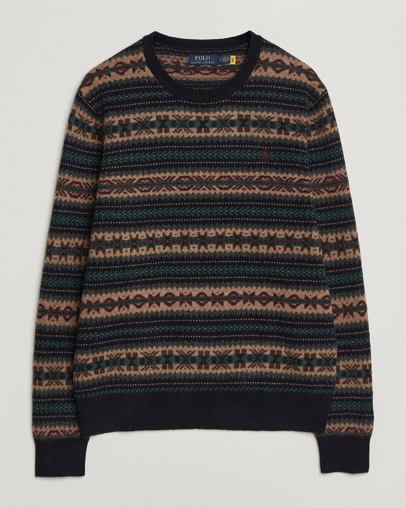 Hombres | Jerséis y prendas de punto | Polo Ralph Lauren | Fair Isle Wool Sweater Navy Combo
