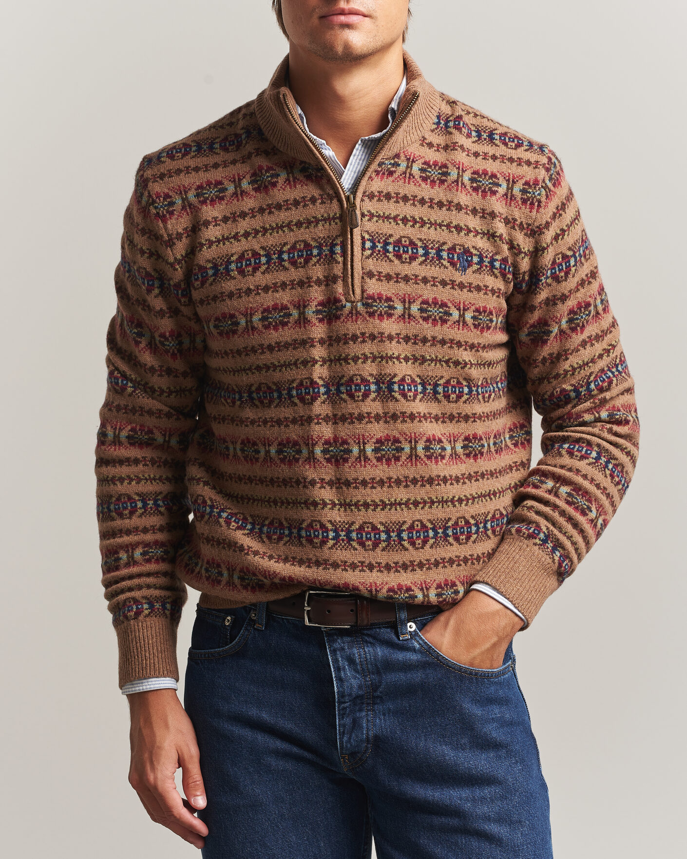 Hombres | Jerséis y prendas de punto | Polo Ralph Lauren | Fair Isle Wool Half-Zip Multi Combo