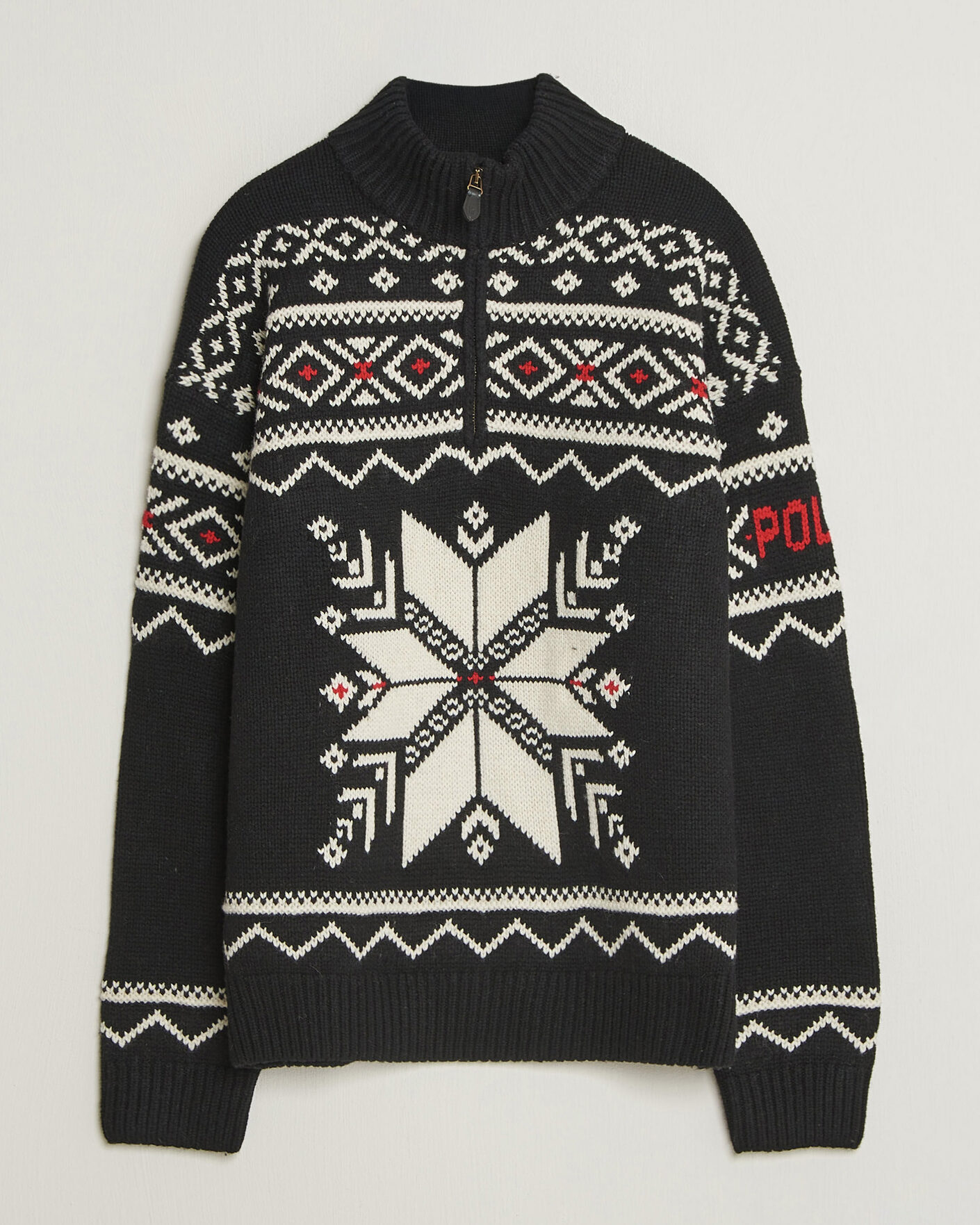 Hombres | Jerséis y prendas de punto | Polo Ralph Lauren | Wool Cotton Blend Sweater Black Combo