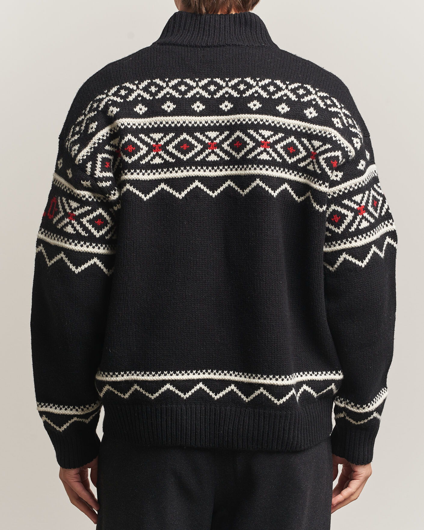 Hombres | Jerséis y prendas de punto | Polo Ralph Lauren | Wool Cotton Blend Sweater Black Combo