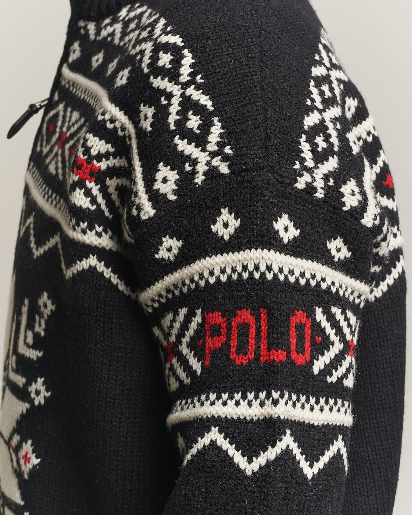 Hombres | Jerséis y prendas de punto | Polo Ralph Lauren | Wool Cotton Blend Sweater Black Combo