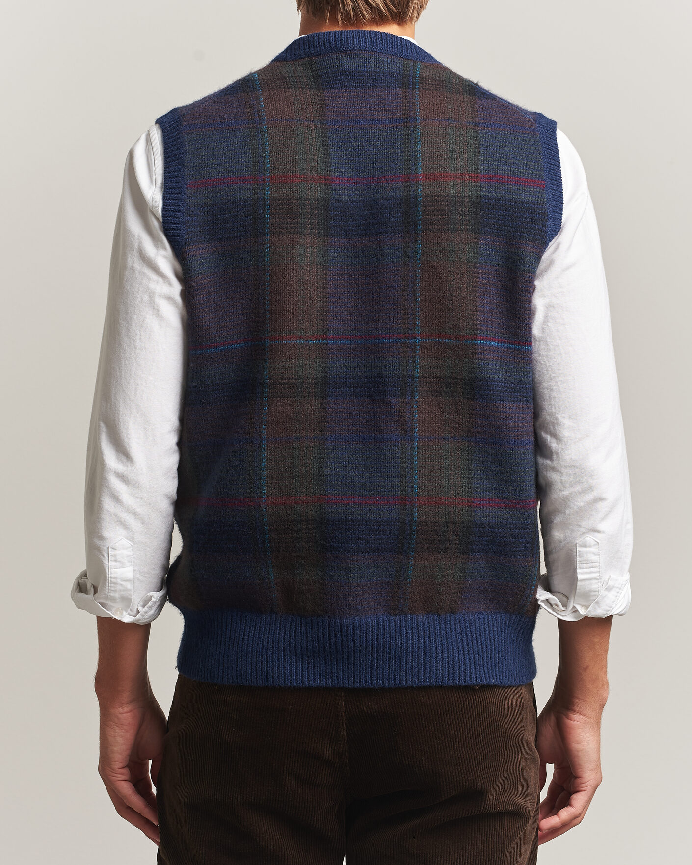Hombres | Jerséis y prendas de punto | Polo Ralph Lauren | Hudson Cotton Blend V-Neck Vest Navy Multi