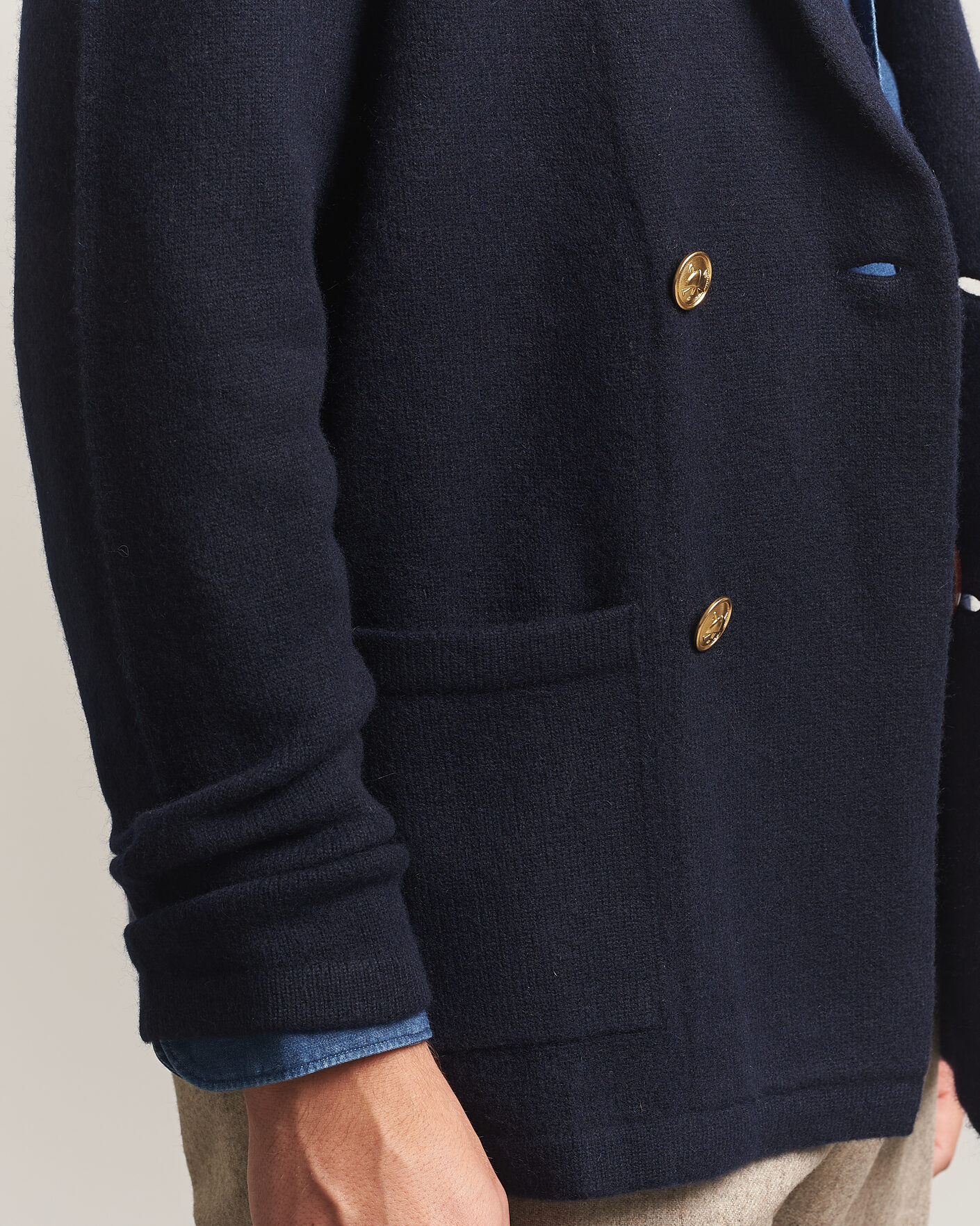 Hombres | Jerséis y prendas de punto | Polo Ralph Lauren | Double Breasted Cashmere Cardigan Aviator Navy