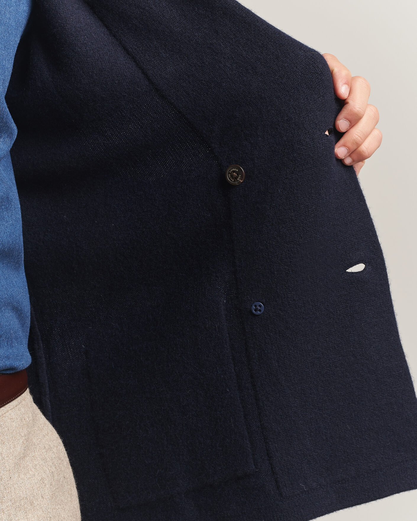 Hombres | Jerséis y prendas de punto | Polo Ralph Lauren | Double Breasted Cashmere Cardigan Aviator Navy