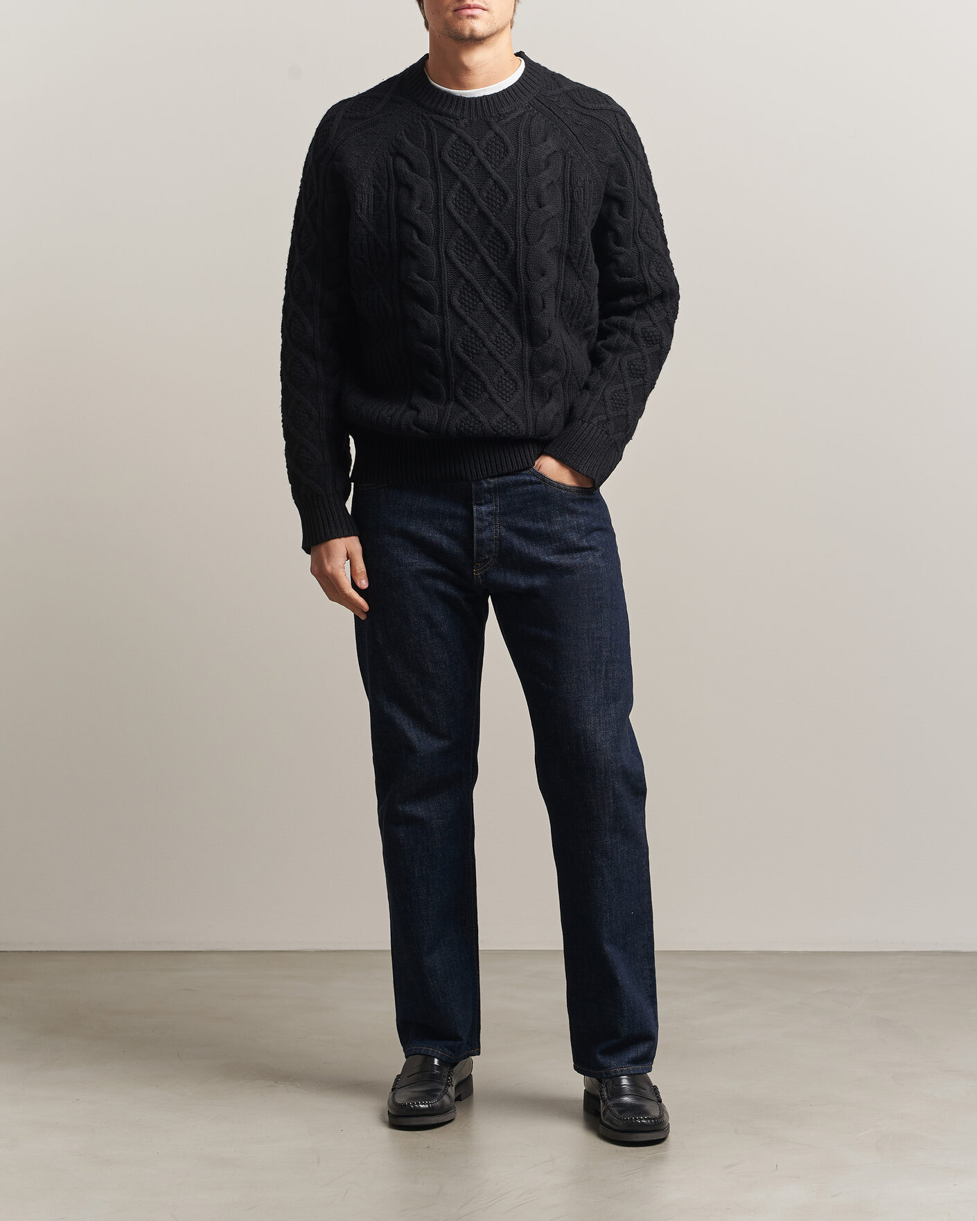 Hombres | Jerséis y prendas de punto | Polo Ralph Lauren | Wool/Alpaca Pullover Polo Black