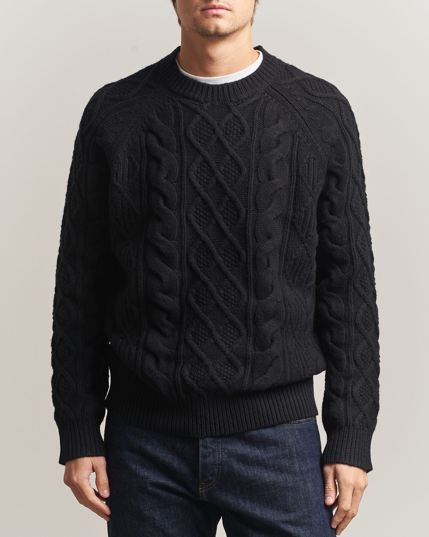 Hombres | Jerséis y prendas de punto | Polo Ralph Lauren | Wool/Alpaca Pullover Polo Black