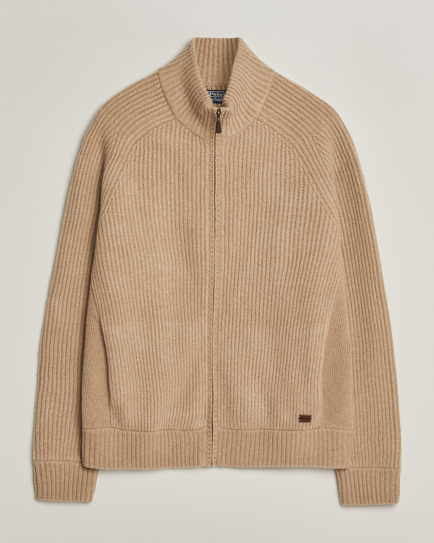 Hombres | Jerséis y prendas de punto | Polo Ralph Lauren | Wool/Cashmere Full-Zip Camel Melange