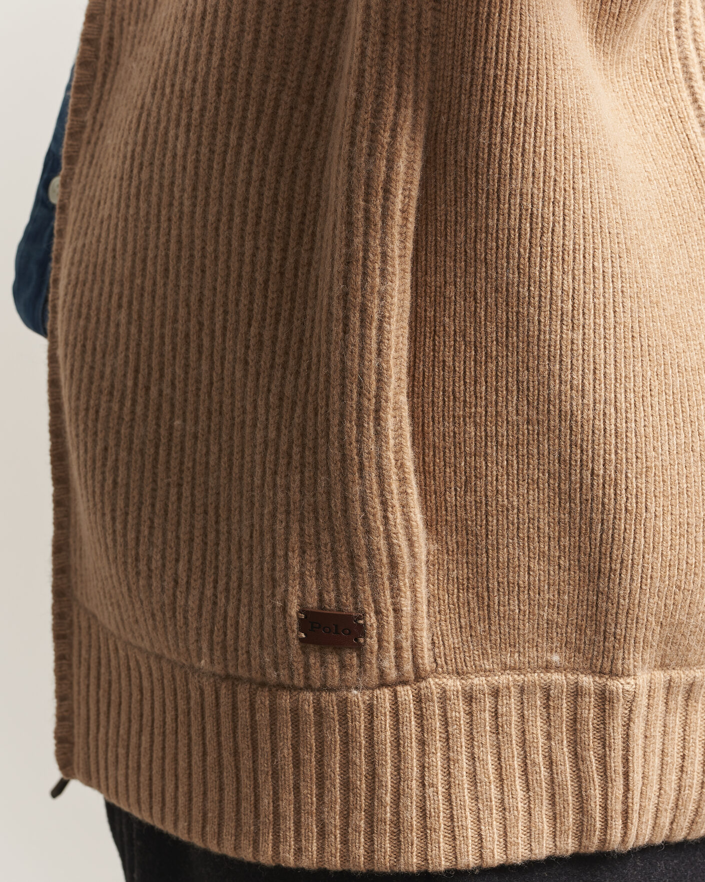 Hombres | Jerséis y prendas de punto | Polo Ralph Lauren | Wool/Cashmere Full-Zip Camel Melange