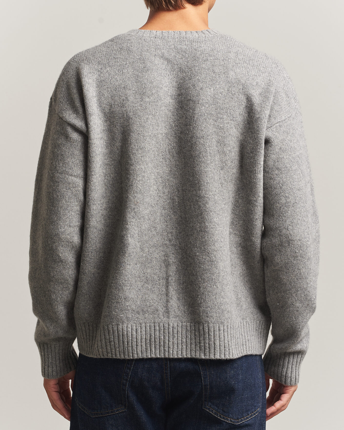Hombres | Jerséis y prendas de punto | Polo Ralph Lauren | Wool Blend Bear Sweater Grey Combo