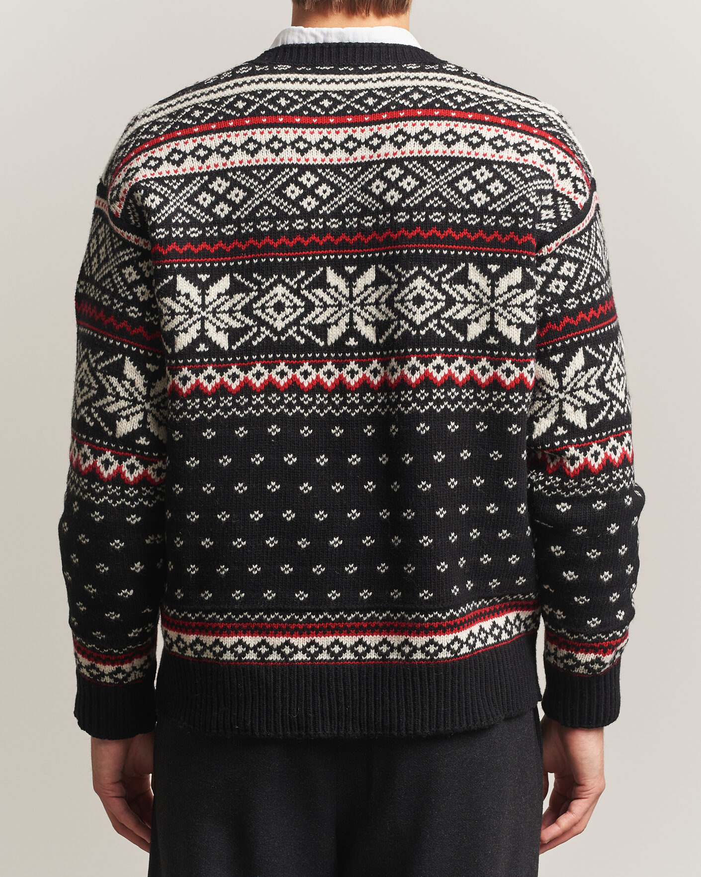 Hombres | Jerséis y prendas de punto | Polo Ralph Lauren | Royal Holiday Wool Sweater Black Combo