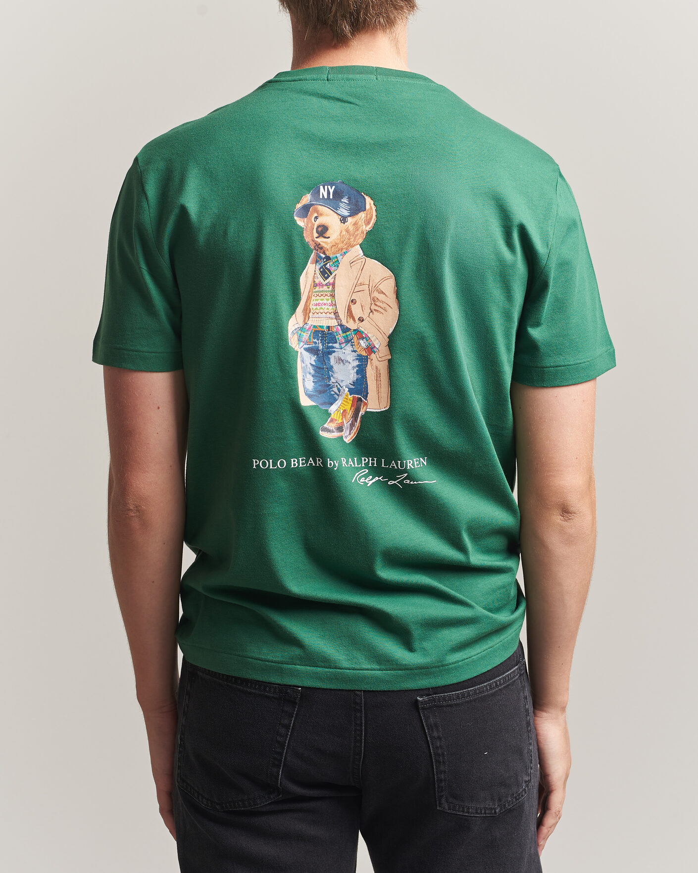 Hombres | Camisetas | Polo Ralph Lauren | Custom Slit Fit Bear T-Shirt Verano Green