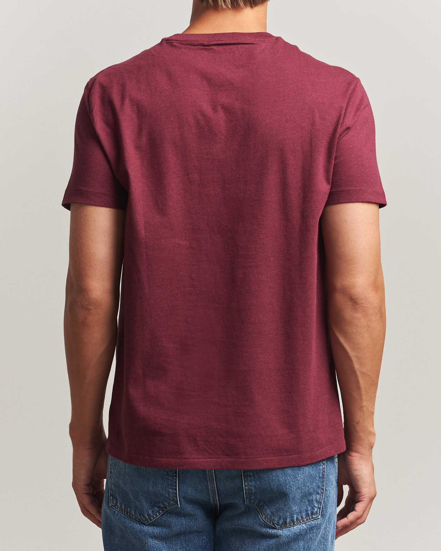 Hombres | Camisetas | Polo Ralph Lauren | Custom Slim Fit T-shirt Spring Wine Heather