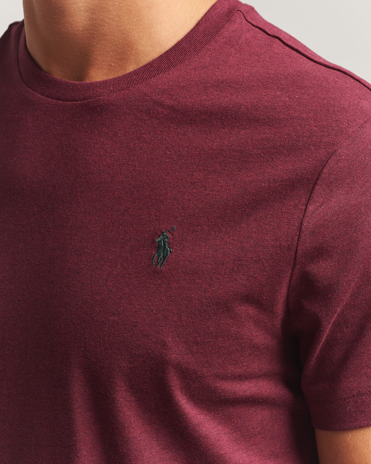 Hombres | Camisetas | Polo Ralph Lauren | Custom Slim Fit T-shirt Spring Wine Heather