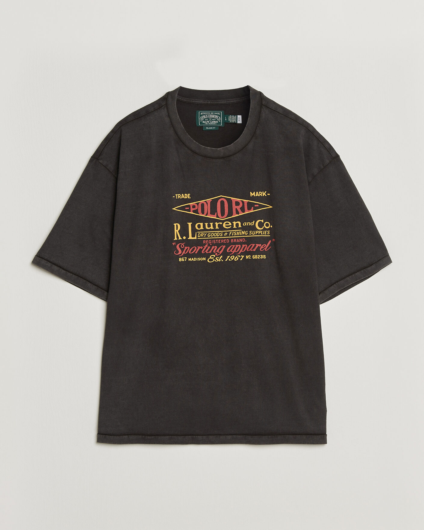 Hombres | Camisetas | Polo Ralph Lauren | Relaxed Fit Print T-Shirt Polo Black