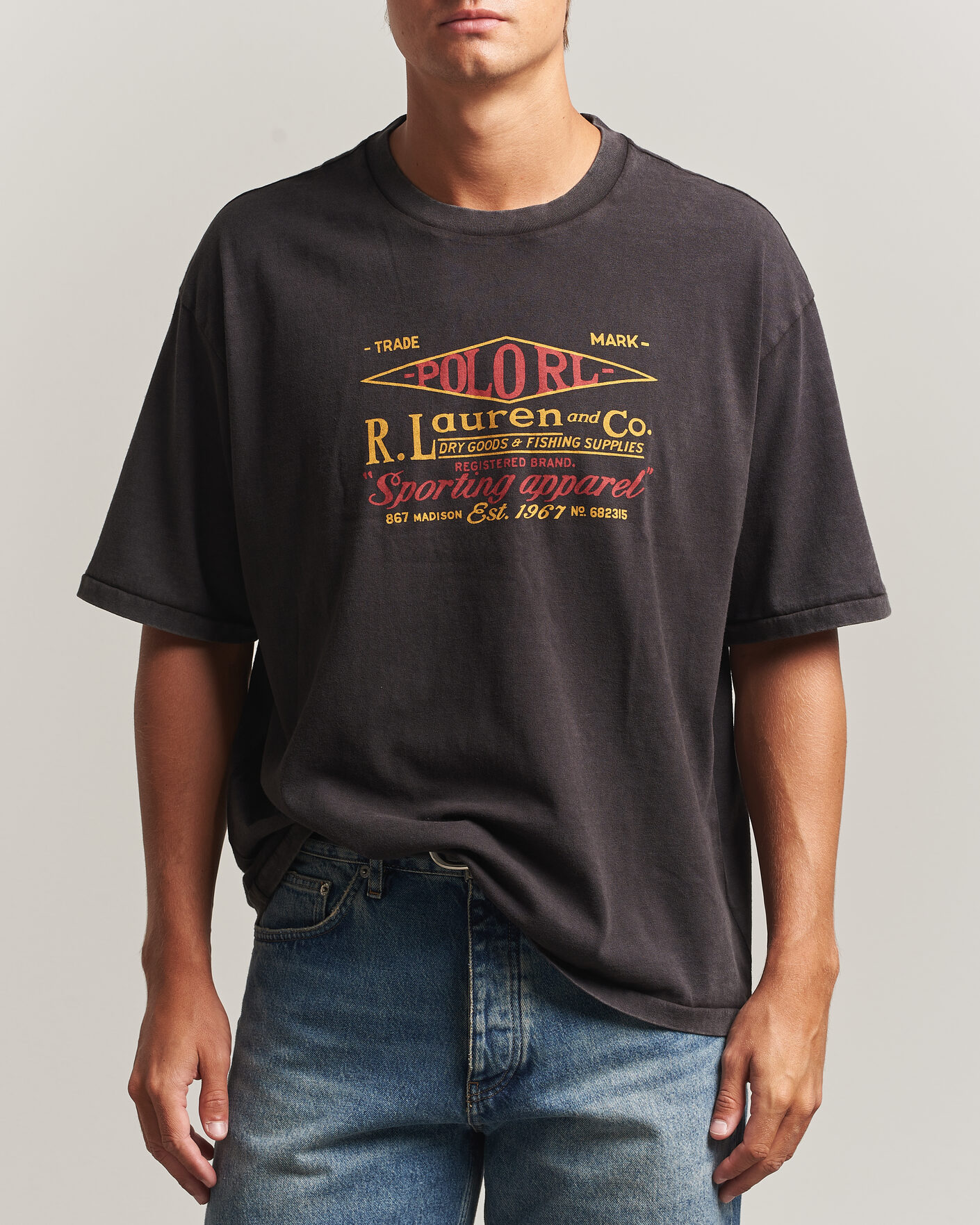 Hombres | Camisetas | Polo Ralph Lauren | Relaxed Fit Print T-Shirt Polo Black