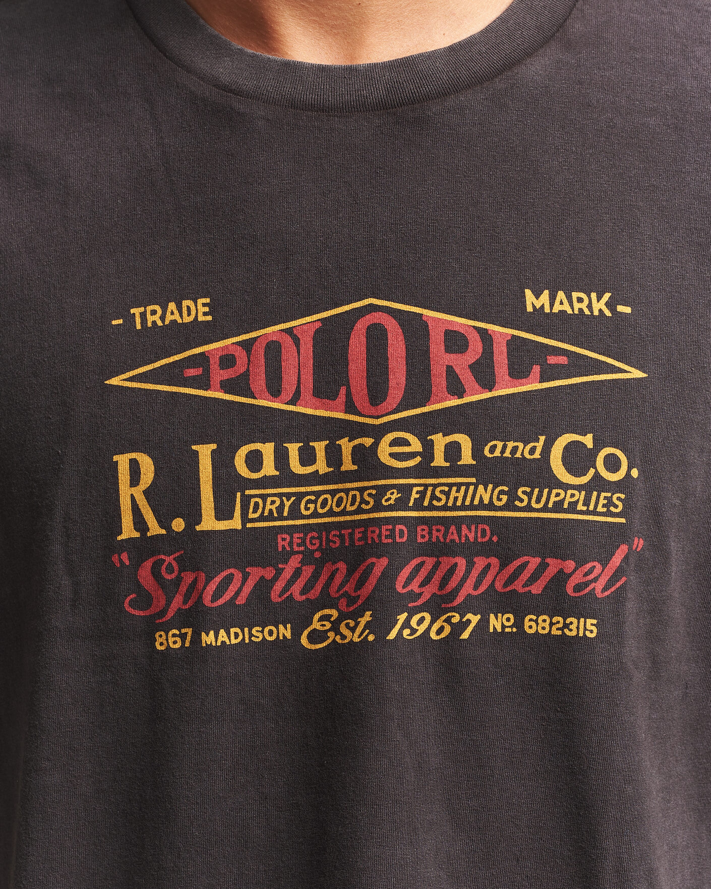 Hombres | Camisetas | Polo Ralph Lauren | Relaxed Fit Print T-Shirt Polo Black