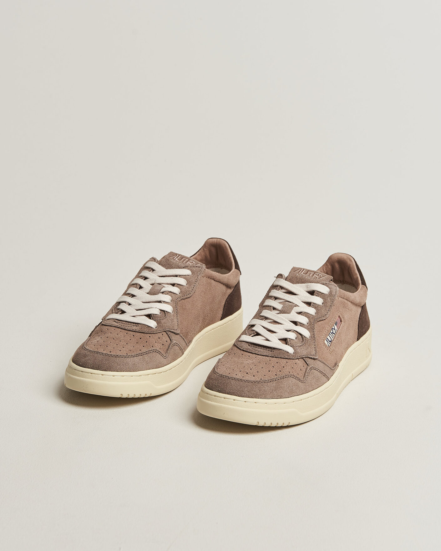 Hombres | Zapatillas | Autry | Medalist Low Suede Mix Sneaker Brown/Grey/Beige