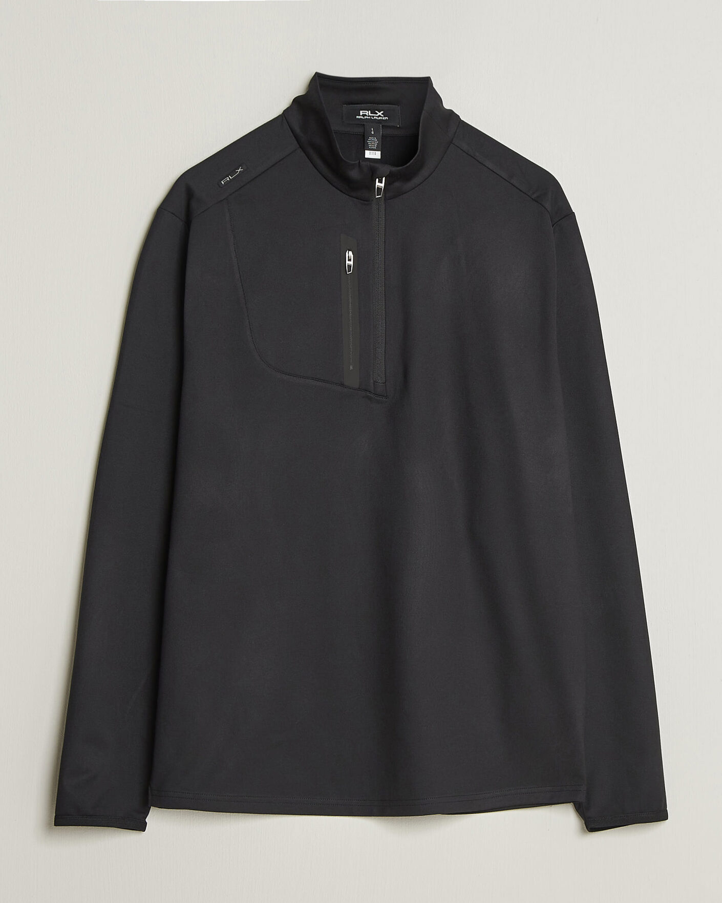 Hombres | Ropa de golf | Polo Ralph Lauren | Luxury Jersey Half Zip Polo Black