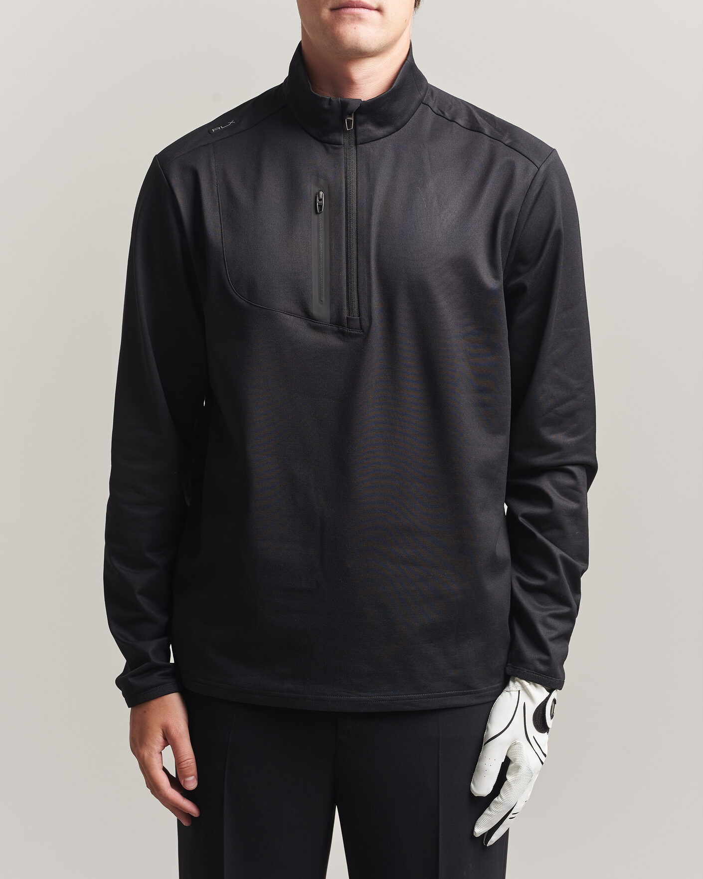 Hombres | Jerséis y prendas de punto | Polo Ralph Lauren | Luxury Jersey Half Zip Polo Black