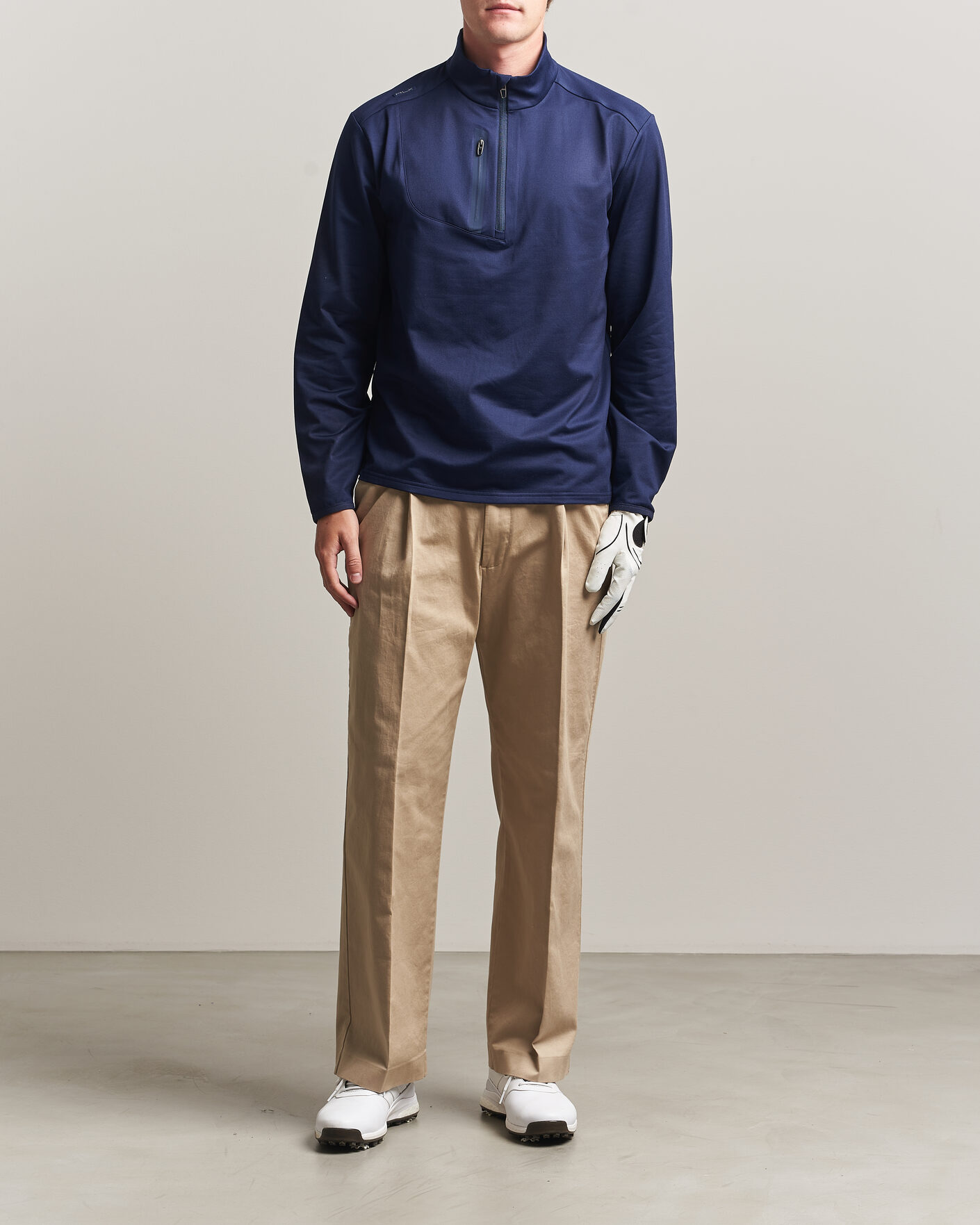 Hombres | Ropa de golf | Polo Ralph Lauren | Luxury Jersey Half Zip Refined Navy