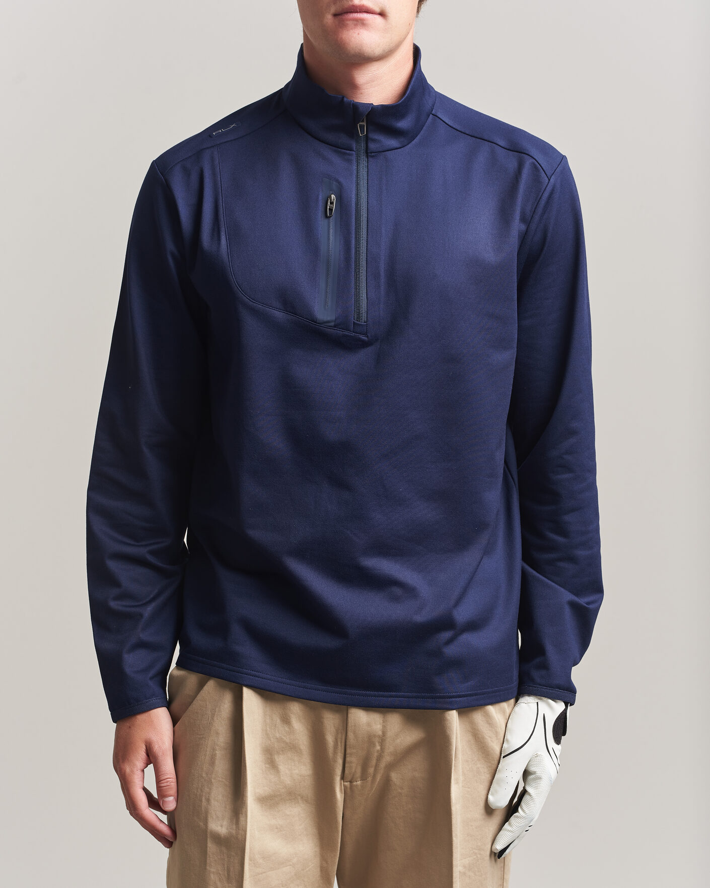 Hombres | Ropa de golf | Polo Ralph Lauren | Luxury Jersey Half Zip Refined Navy