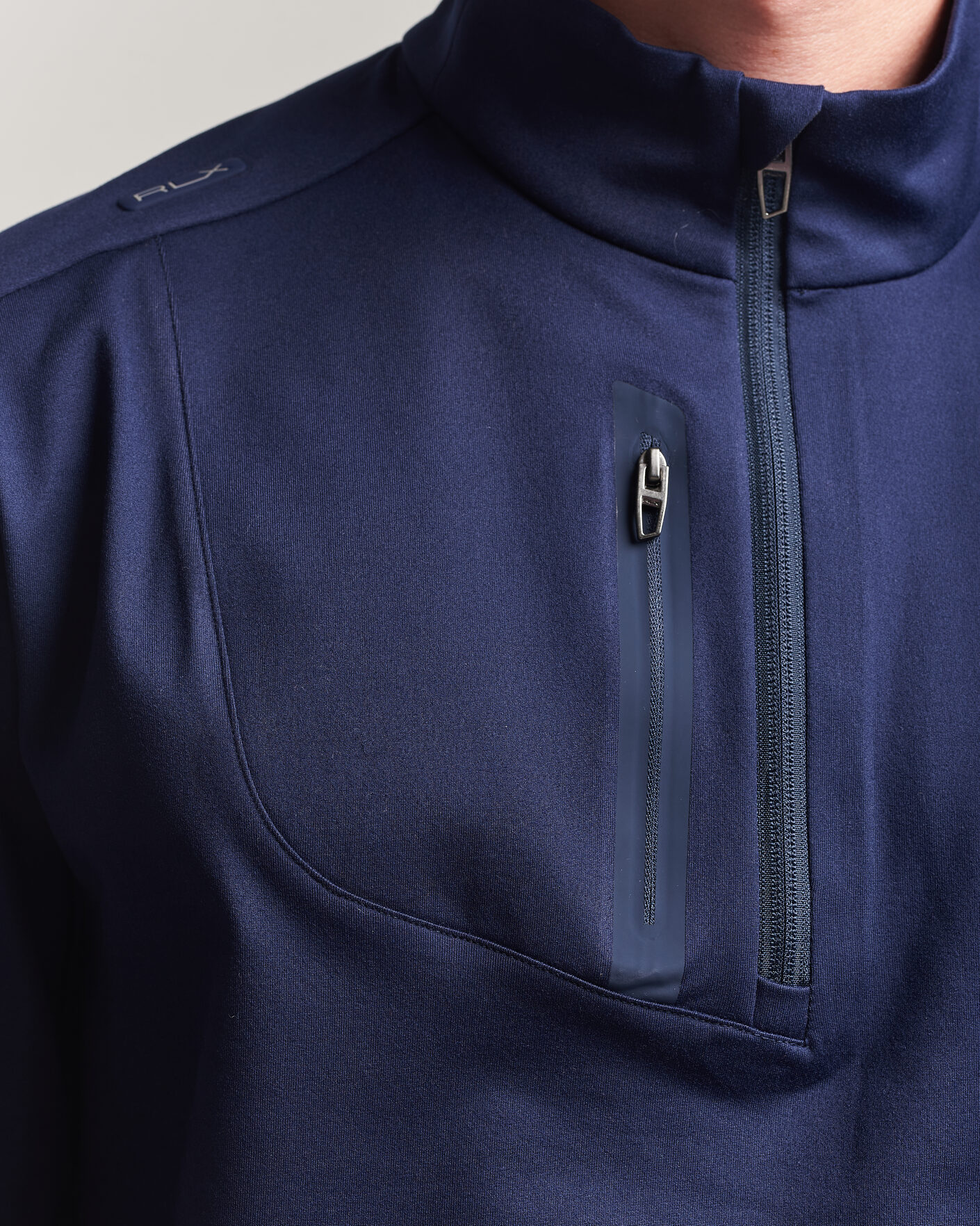 Hombres | Ropa de golf | Polo Ralph Lauren | Luxury Jersey Half Zip Refined Navy