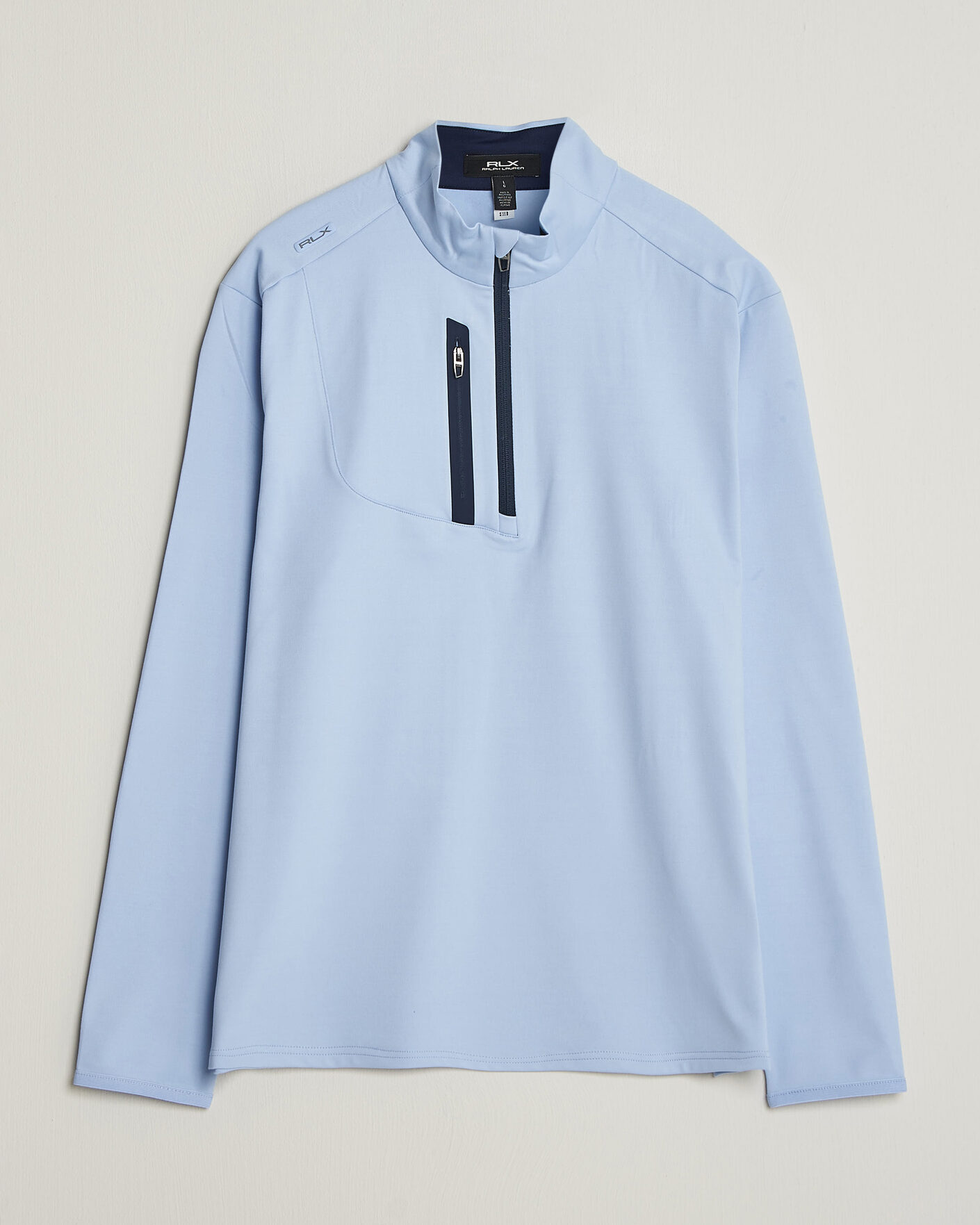 Hombres | Ropa de golf | Polo Ralph Lauren | Luxury Jersey Half Zip Pebble Blue