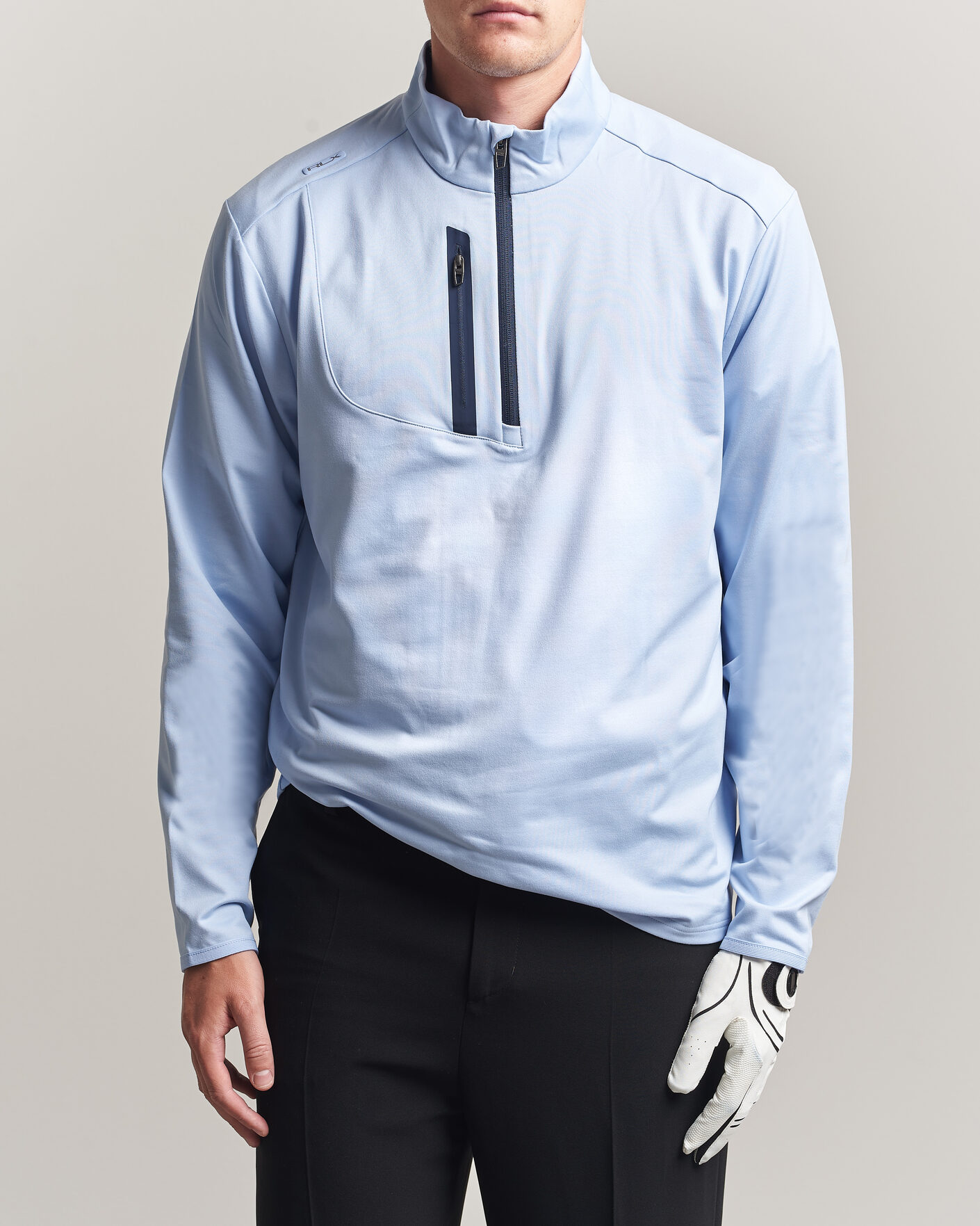 Hombres | Ropa de golf | Polo Ralph Lauren | Luxury Jersey Half Zip Pebble Blue