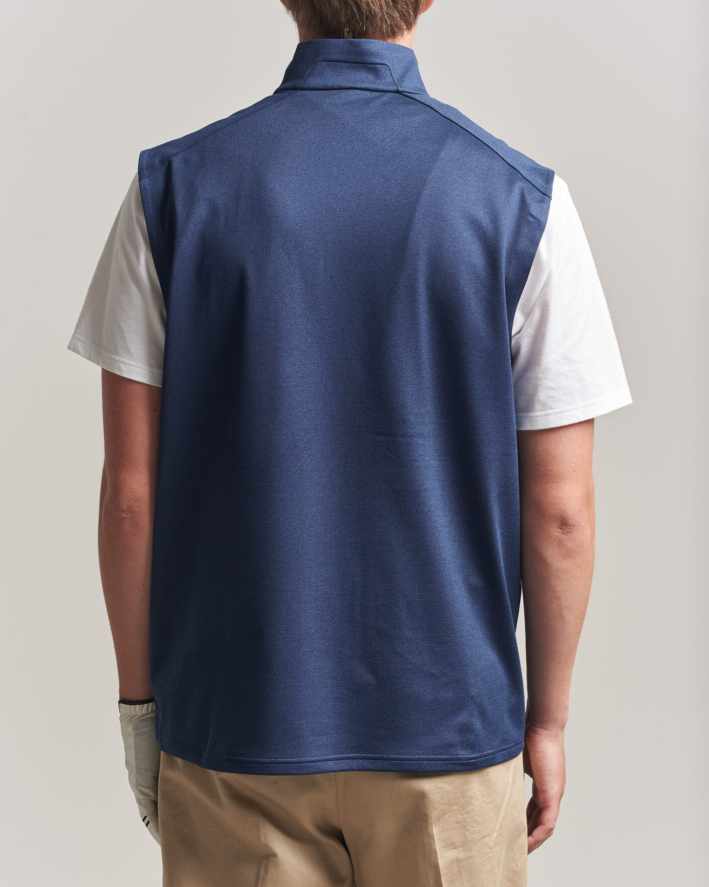 Hombres | Jerséis y prendas de punto | RLX Ralph Lauren | Luxury Jersey Vest Half Zip Spring Navy Heather