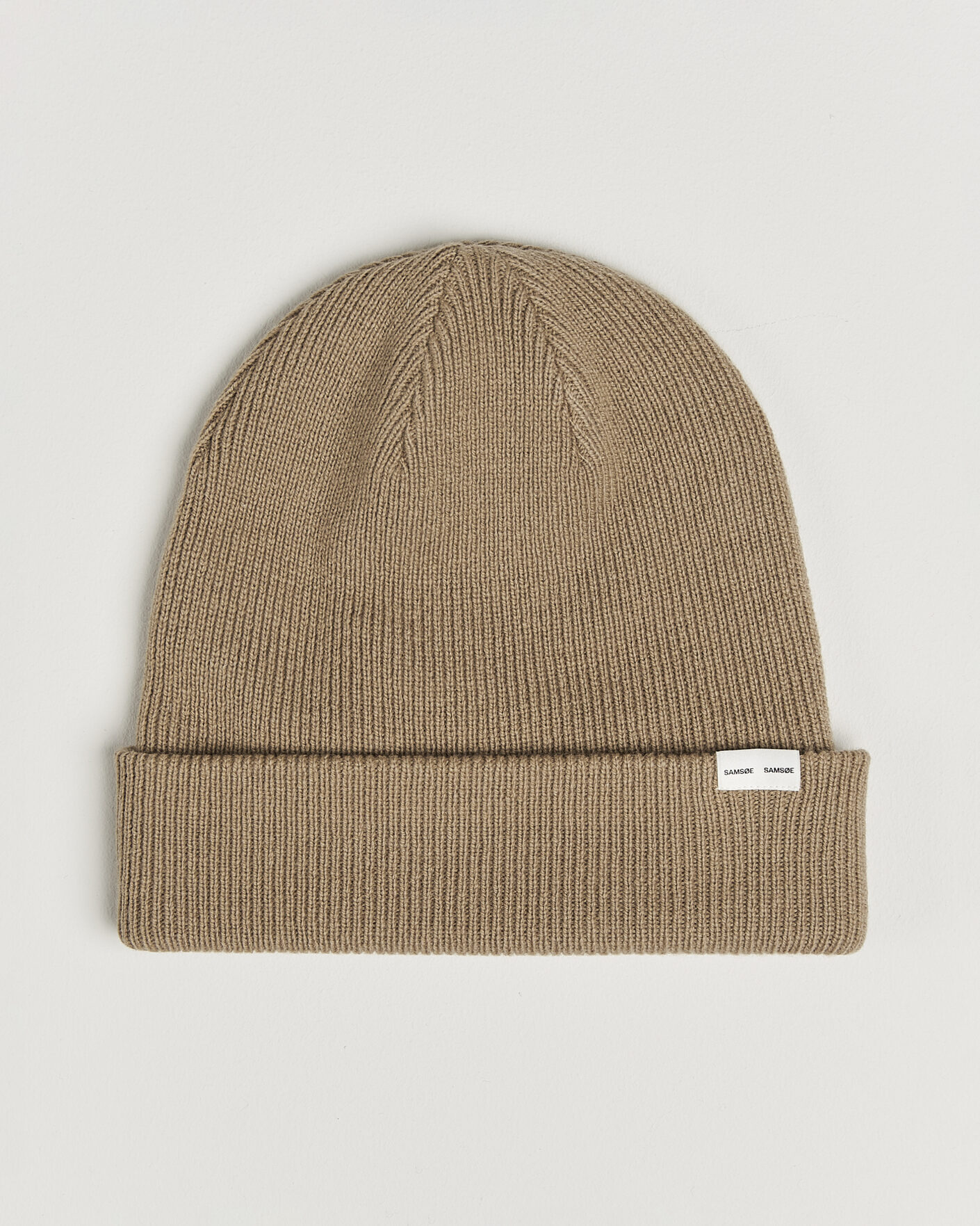 Hombres | Gorros | Samsøe Samsøe | The Wool Beanie Lead Gray