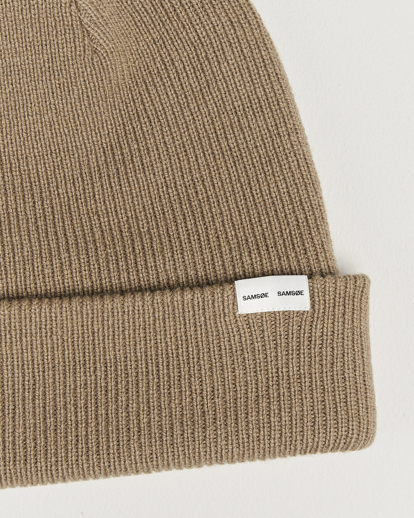 Hombres | Gorros | Samsøe Samsøe | The Wool Beanie Lead Gray