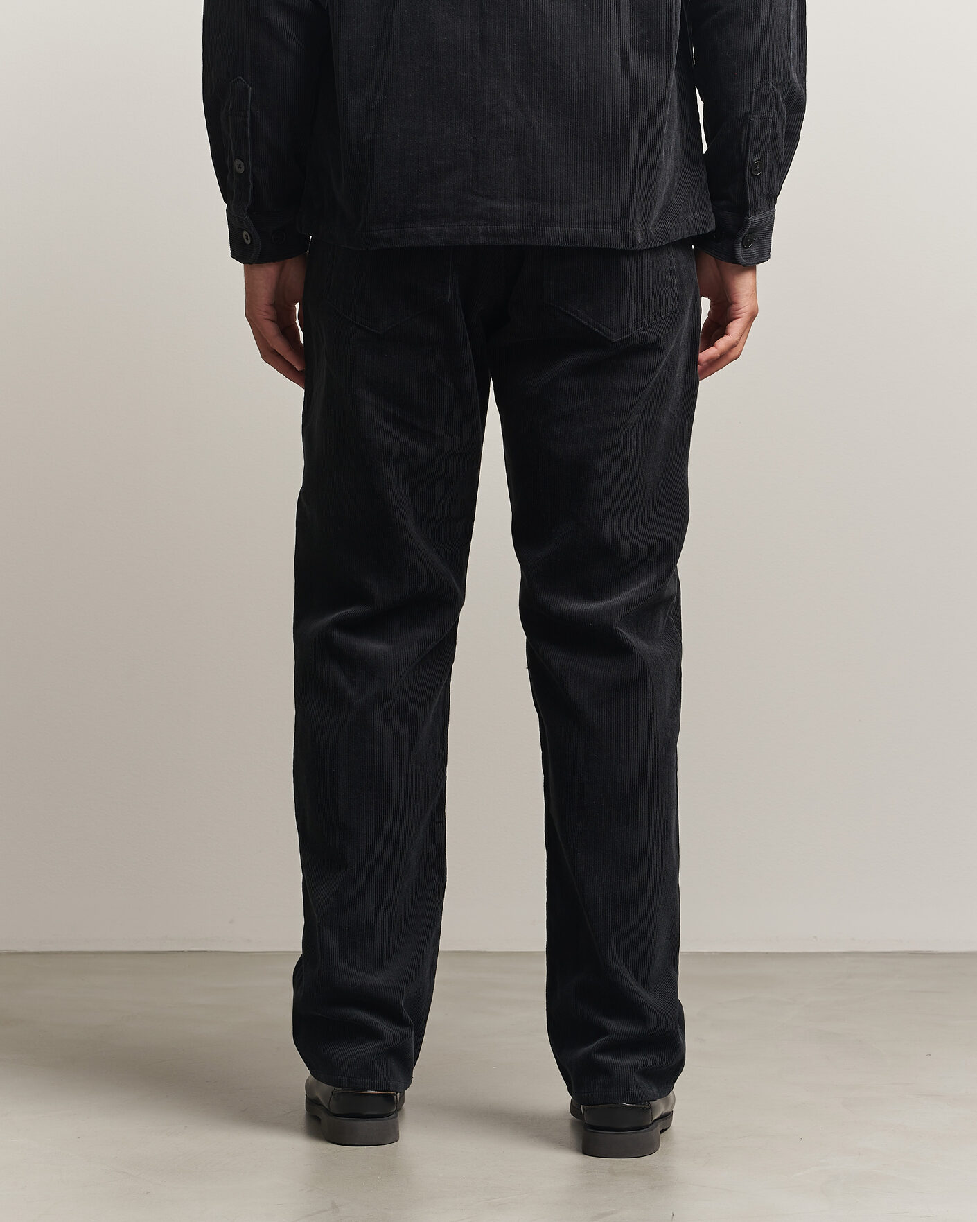 Hombres | Pantalones | Samsøe Samsøe | Eddie Corduroy Trousers Black