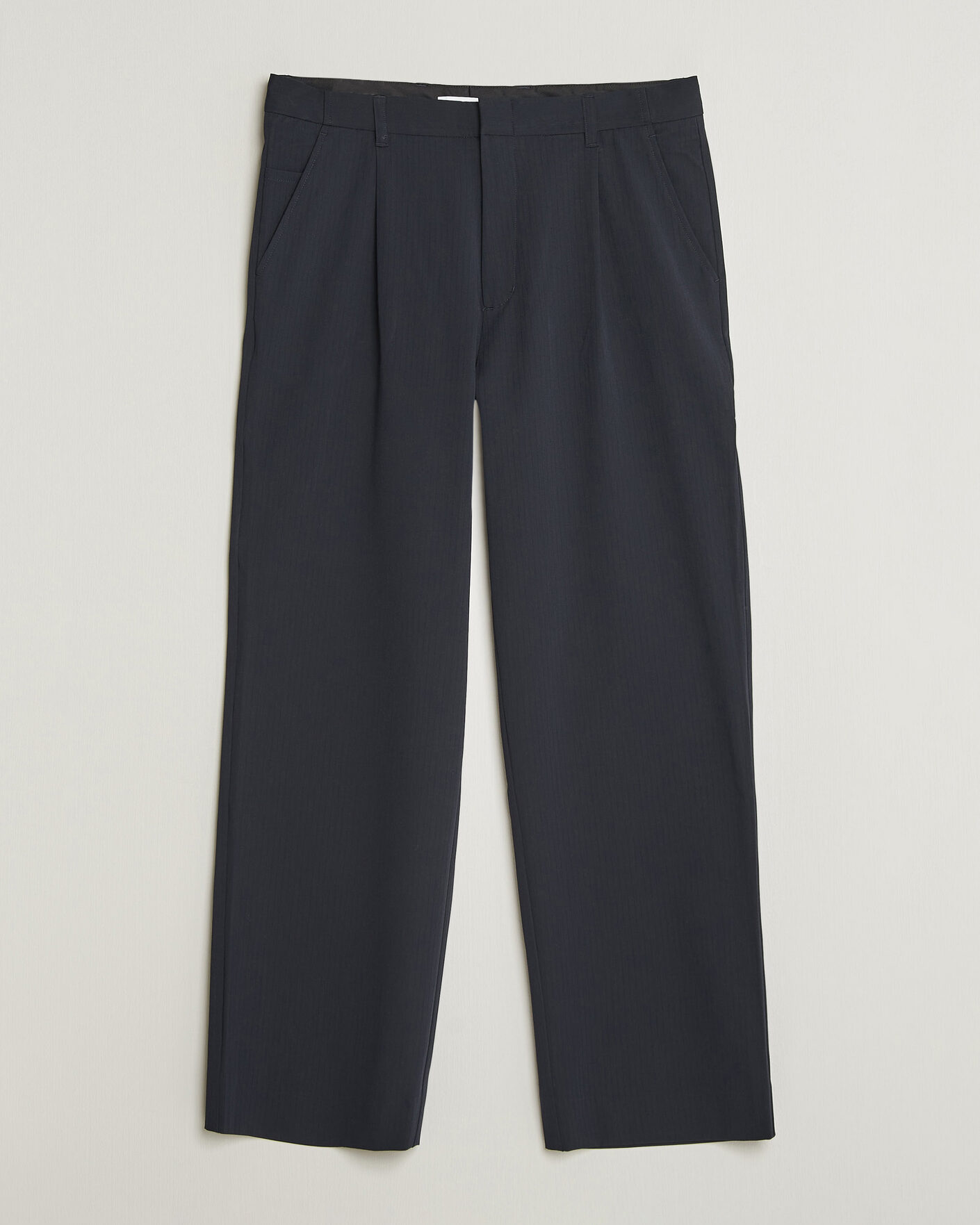 Hombres | Pantalones | Samsøe Samsøe | Valentin Pleated Trousers Salute Navy