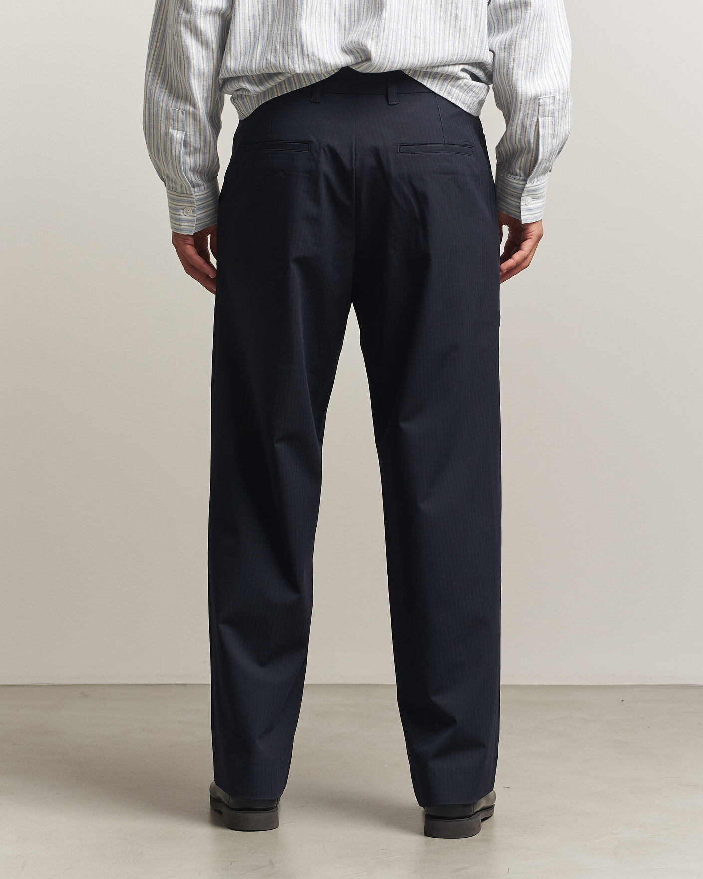 Hombres | Pantalones | Samsøe Samsøe | Valentin Pleated Trousers Salute Navy
